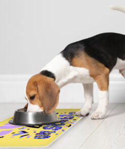 Cute but Unstable Pet Food Mat - Funny Design Anti-Slip Pet Bowl Mat - Graphic Pet Feeding Mat 12 » Pets Impress