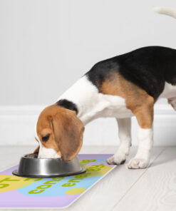 I Am Not Lazy Pet Food Mat - Quote Anti-Slip Pet Bowl Mat - Themed Pet Feeding Mat 12 » Pets Impress