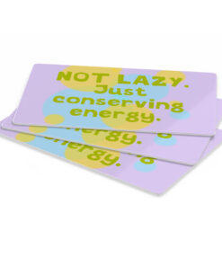 I Am Not Lazy Pet Food Mat - Quote Anti-Slip Pet Bowl Mat - Themed Pet Feeding Mat 13 » Pets Impress