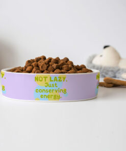 I Am Not Lazy Pet Bowl - Quote Dog Bowl - Themed Pet Food Bowl 9 » Pets Impress