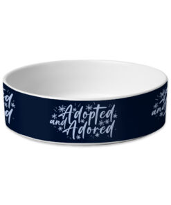 Adopted Pet Bowl - Cute Dog Bowl - Trendy Pet Food Bowl 5 » Pets Impress