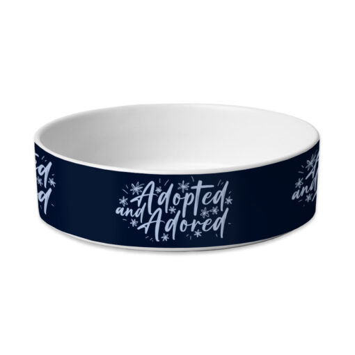 Adopted Pet Bowl - Cute Dog Bowl - Trendy Pet Food Bowl 2 » Pets Impress