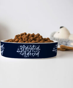 Adopted Pet Bowl - Cute Dog Bowl - Trendy Pet Food Bowl 13 » Pets Impress