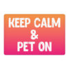 Best Keep Calm Pet Food Mat - Trendy Anti-Slip Pet Bowl Mat - Cool Pet Feeding Mat 3 » Pets Impress