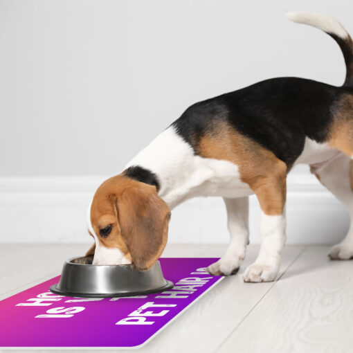 Cool Design Pet Food Mat - Cute Print Anti-Slip Pet Bowl Mat - Cool Trendy Pet Feeding Mat - Image 5