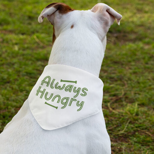 Always Hungry Pet Bandana Collar - Funny Scarf Collar - Best Design Dog Bandana 4 » Pets Impress