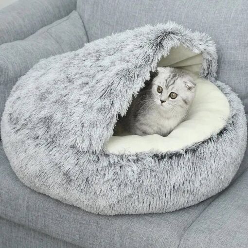 Cozy Plush Pet Bed 1 » Pets Impress