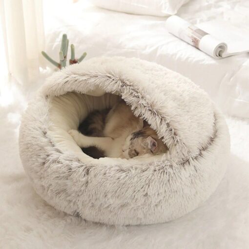 Cozy Plush Pet Bed 9 » Pets Impress