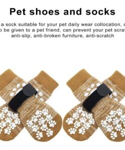 Premium Anti-Slip Waterproof Dog Socks with Adjustable Straps 19 » Pets Impress