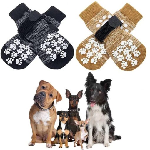 Premium Anti-Slip Waterproof Dog Socks with Adjustable Straps 3 » Pets Impress