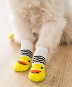 4Pcs Cute Pet Dog Socks 19 » Pets Impress