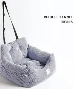 Alternative view of Luxury Striped Portable Pet Car Seat