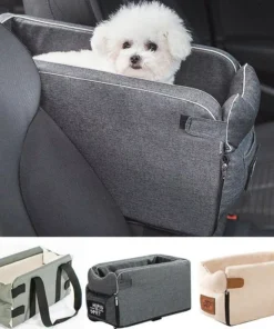 Alternative view of Luxury Portable Pet Car Seat - Washable Safety Travel Bed for Small Dogs & Cats