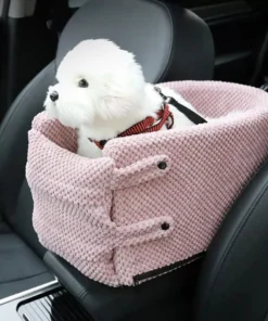 Luxury Portable Pet Car Seat - Washable Safety Travel Bed for Small Dogs & Cats