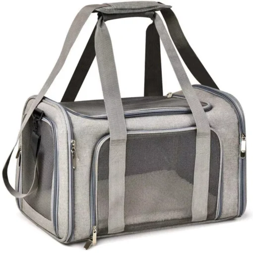 Portable Pet Carrier, TSA Airline Approved, Ideal for Cats, Dogs & Puppies up to 15 Lbs, Durable & Waterproof - Image 2