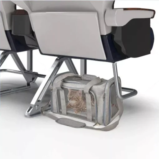 Portable Pet Carrier, TSA Airline Approved, Ideal for Cats, Dogs & Puppies up to 15 Lbs, Durable & Waterproof - Image 3
