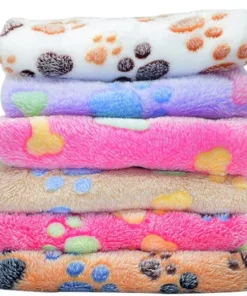 Deluxe Dog Paw Blanket