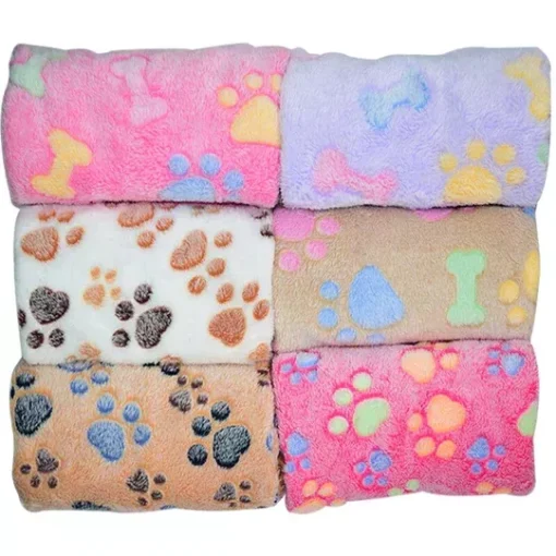 Deluxe Dog Paw Blanket - Image 2