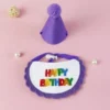 Colorful Pet Birthday Bandana & Party Hat Set for Cats and Dogs 23 » Pets Impress Colorful Pet Birthday Bandana & Party Hat Set for Cats and Dogs 22 » Pets Impress