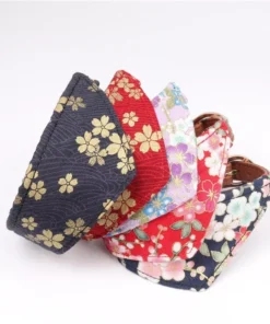 Alternative view of Fashion Pet Collar with Floral Bow Tie & Bandana