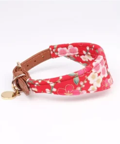 Fashion Pet Collar with Floral Bow Tie & Bandana 16 &raquo; Pets Impress