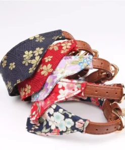 Fashion Pet Collar with Floral Bow Tie & Bandana 10 &raquo; Pets Impress