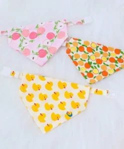 Alternative view of Adjustable Fruit Print Pet Bandanas