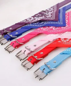Adjustable PU Leather Pet Bandana Collar with Paisley Pattern for Dogs and Cats 17 » Pets Impress Adjustable PU Leather Pet Bandana Collar with Paisley Pattern for Dogs and Cats 16 » Pets Impress