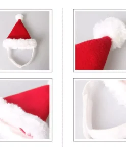 Velvet Christmas Santa Hat & Scarf Set for Pets 10 » Pets Impress Velvet Christmas Santa Hat & Scarf Set for Pets 9 » Pets Impress