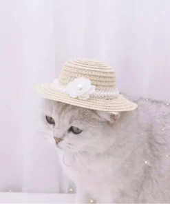 Adjustable Floral Straw Sunhat for Pets 19 » Pets Impress Adjustable Floral Straw Sunhat for Pets 18 » Pets Impress