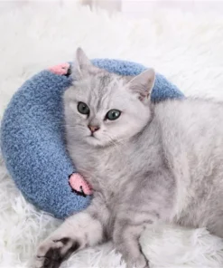 Comfy U-Shape Plush Pillow for Cats & Small Dogs 9 » Pets Impress