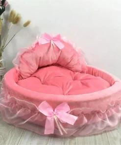 Hanpanda Fantasy Bow Lace Dog Bed for Small Dogs 11 » Pets Impress Hanpanda Fantasy Bow Lace Dog Bed for Small Dogs 10 » Pets Impress