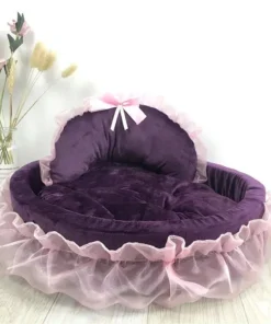 Hanpanda Fantasy Bow Lace Dog Bed for Small Dogs 9 » Pets Impress Hanpanda Fantasy Bow Lace Dog Bed for Small Dogs 8 » Pets Impress