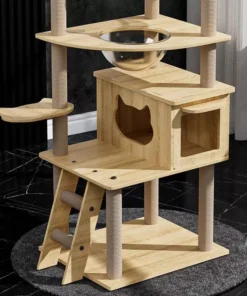 Luxury 5-Tier Wooden Cat Tower 17 » Pets Impress Luxury 5-Tier Wooden Cat Tower 16 » Pets Impress