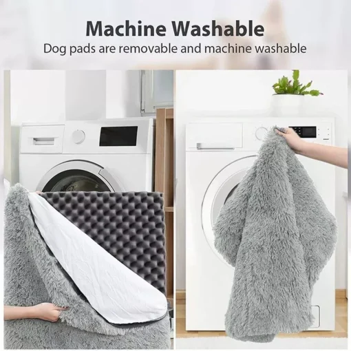 Luxurious Plush Square Dog Mattress - Image 6